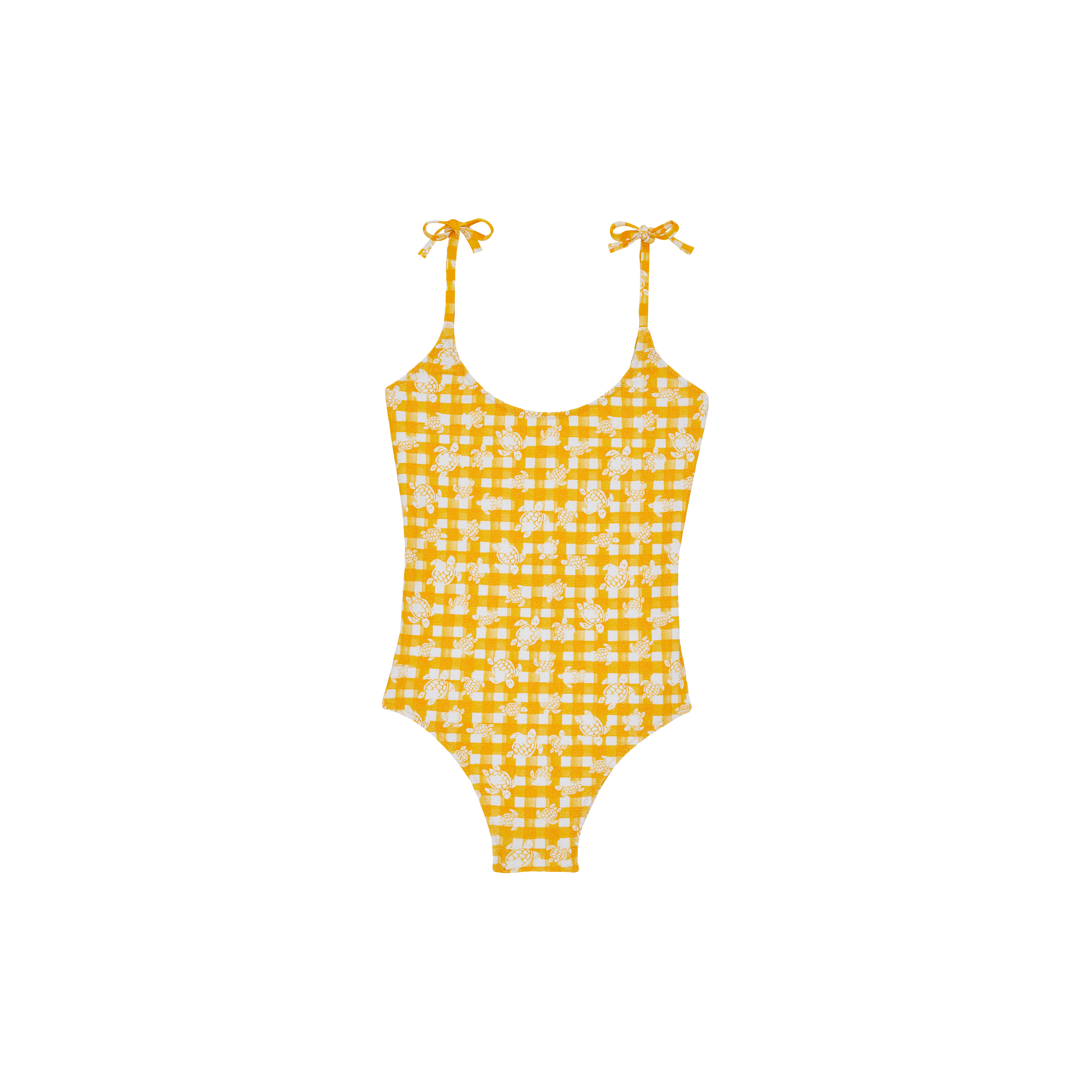 Maillot de bain une pièce fille Turtles Vichy