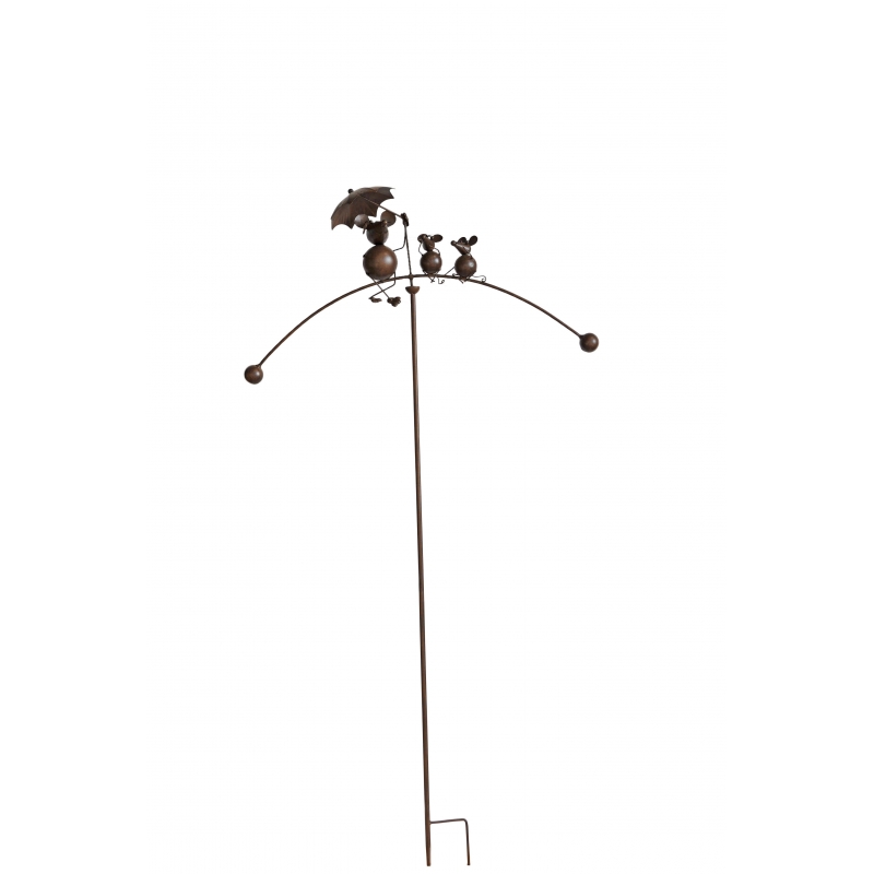 Tuteur mobile jardin souris 69x15x146cm