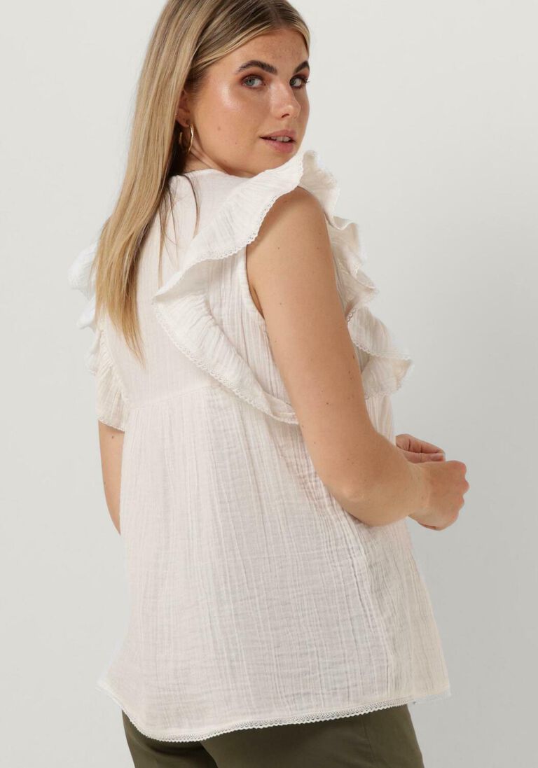 CIRCLE OF TRUST witte circle of trust blouse simone blouse