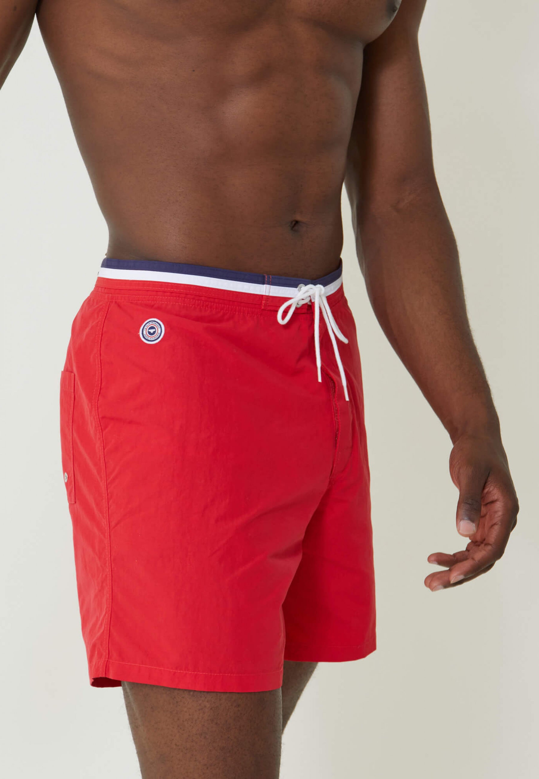 Short de bain court-Capitaine Rouge
