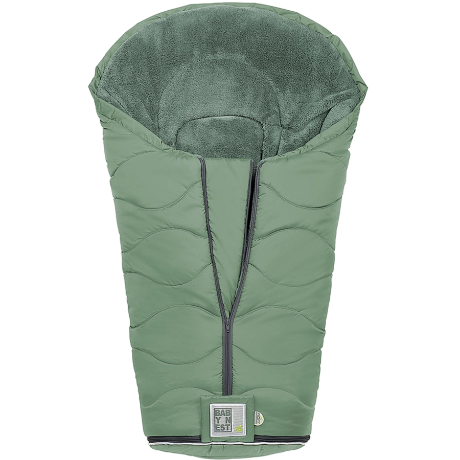odenwälder Fußsack Oskar Wave green harmony
