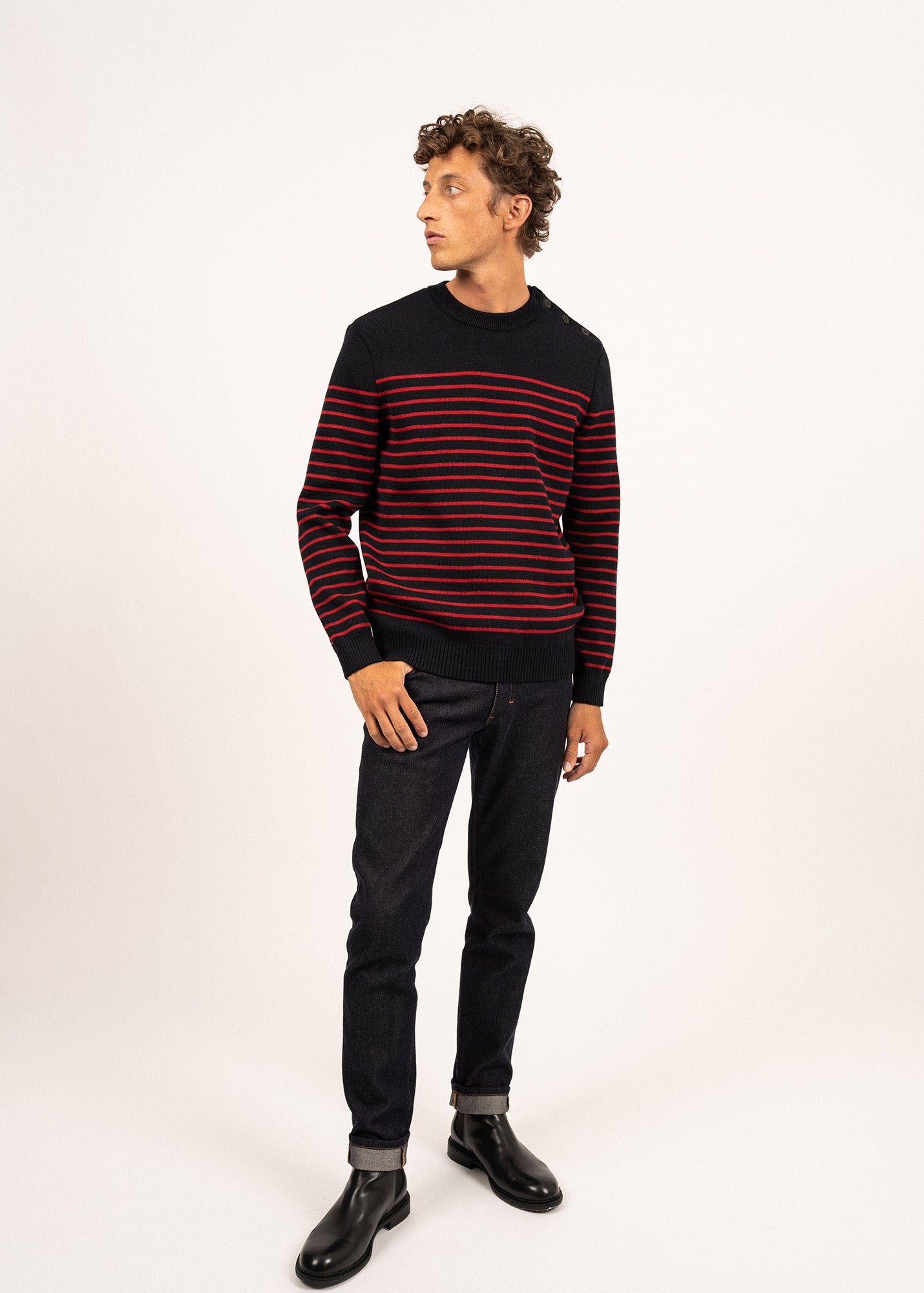 Pull marin rayé Binic