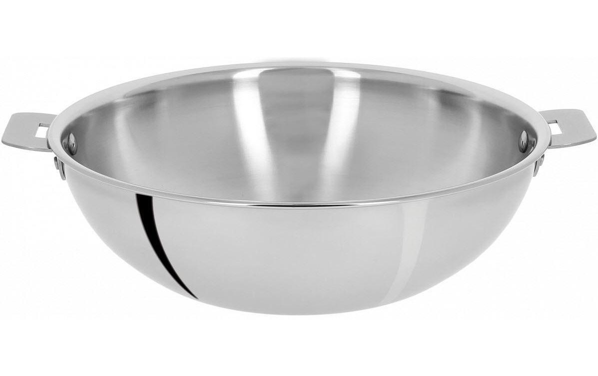 Wok Casteline 28 cm<br>Wok aus Edelstahl mit abnehmbarem Griff
