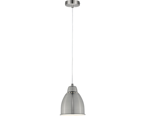 Plantenlamp, 1-lamp, HxØ 180x14,5 cm, ijzer/geborsteld