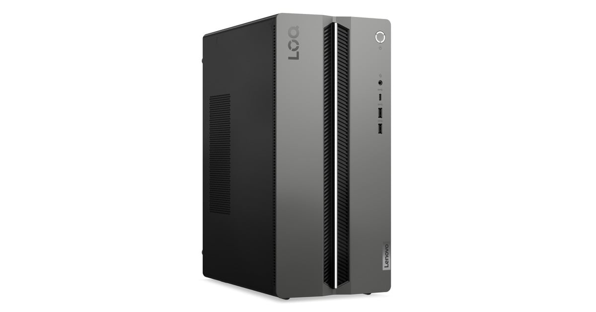 LenovoLOQ Tower 17IRR9 (90X000G9MH) gaming pc  (Grijs | i5-14400 | RTX 5060 | 16 GB | 1 TB SSD)