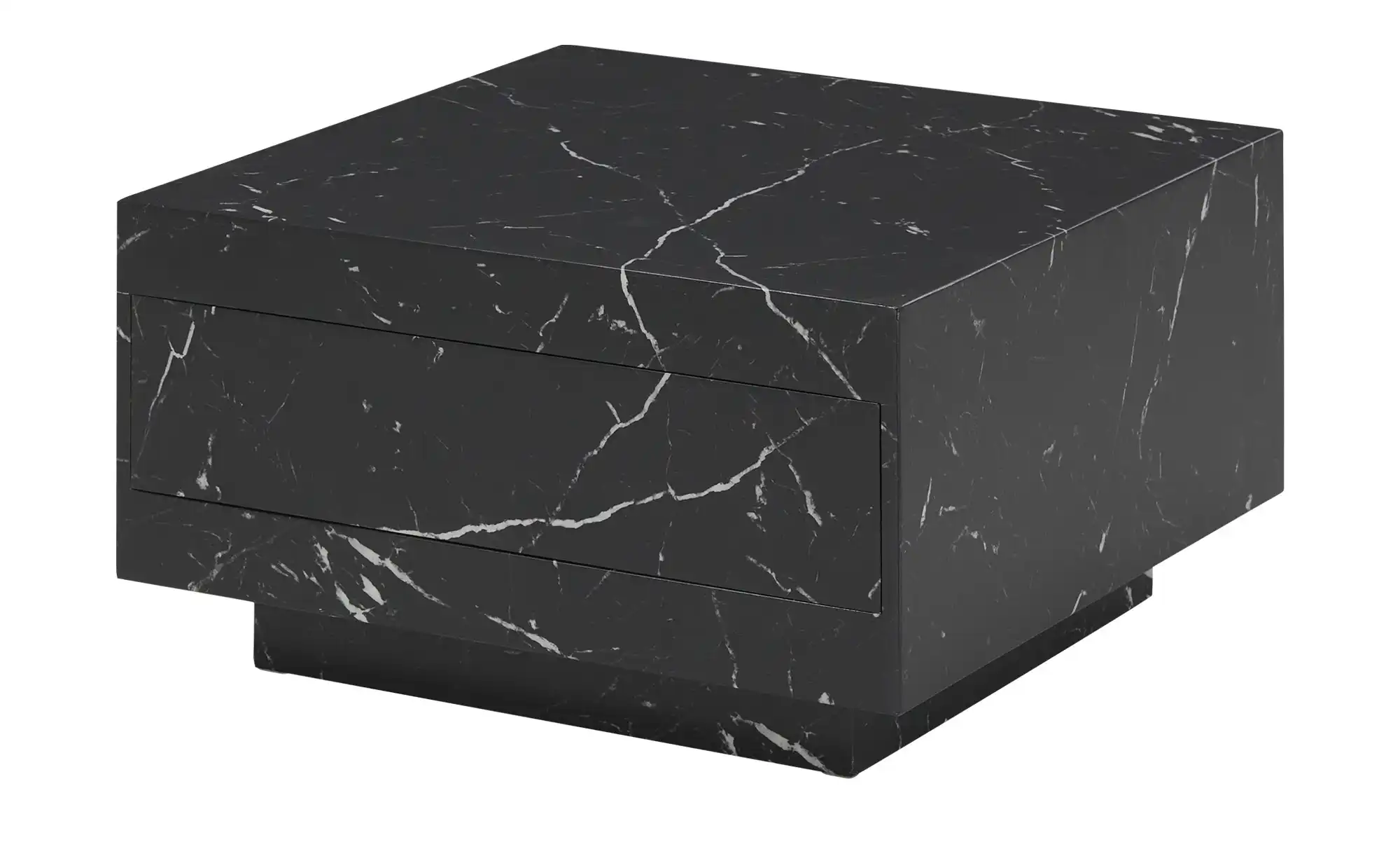 Couchtisch in Marmor-Optik schwarz Ortyga