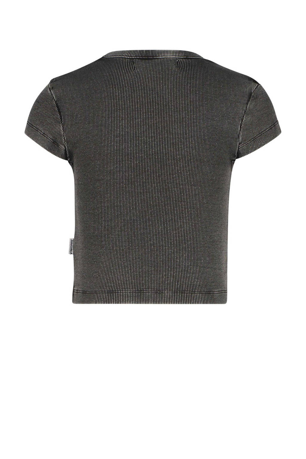Vingino T-shirt HAMY verwassen zwart