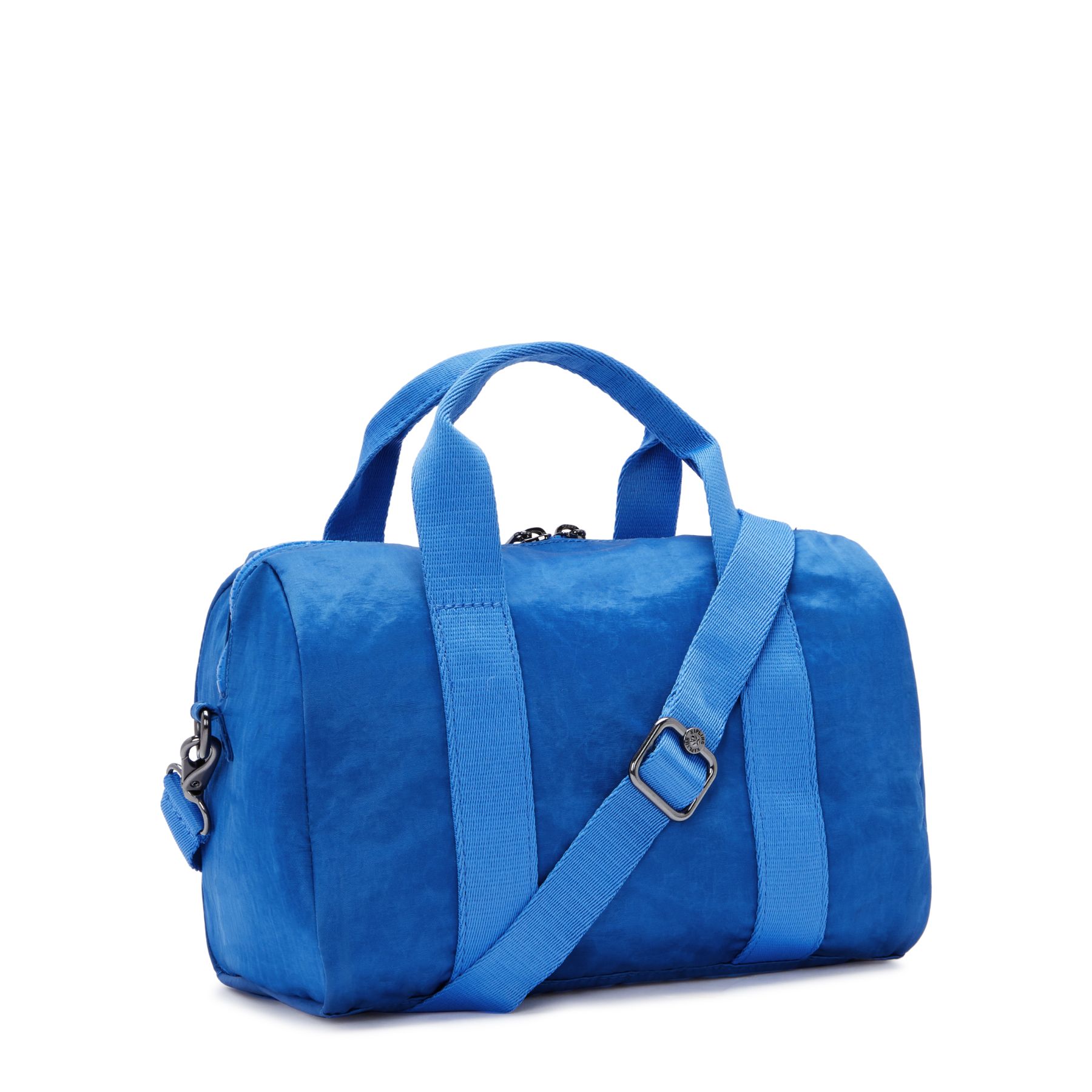BINA M Sac à main de taille moyenne avec bandoulière ajustable amovible - Satin Blue