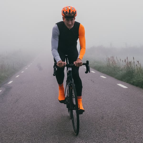 Chaussette vélo POC THERMAL BOOTIE ZINK ORANGE