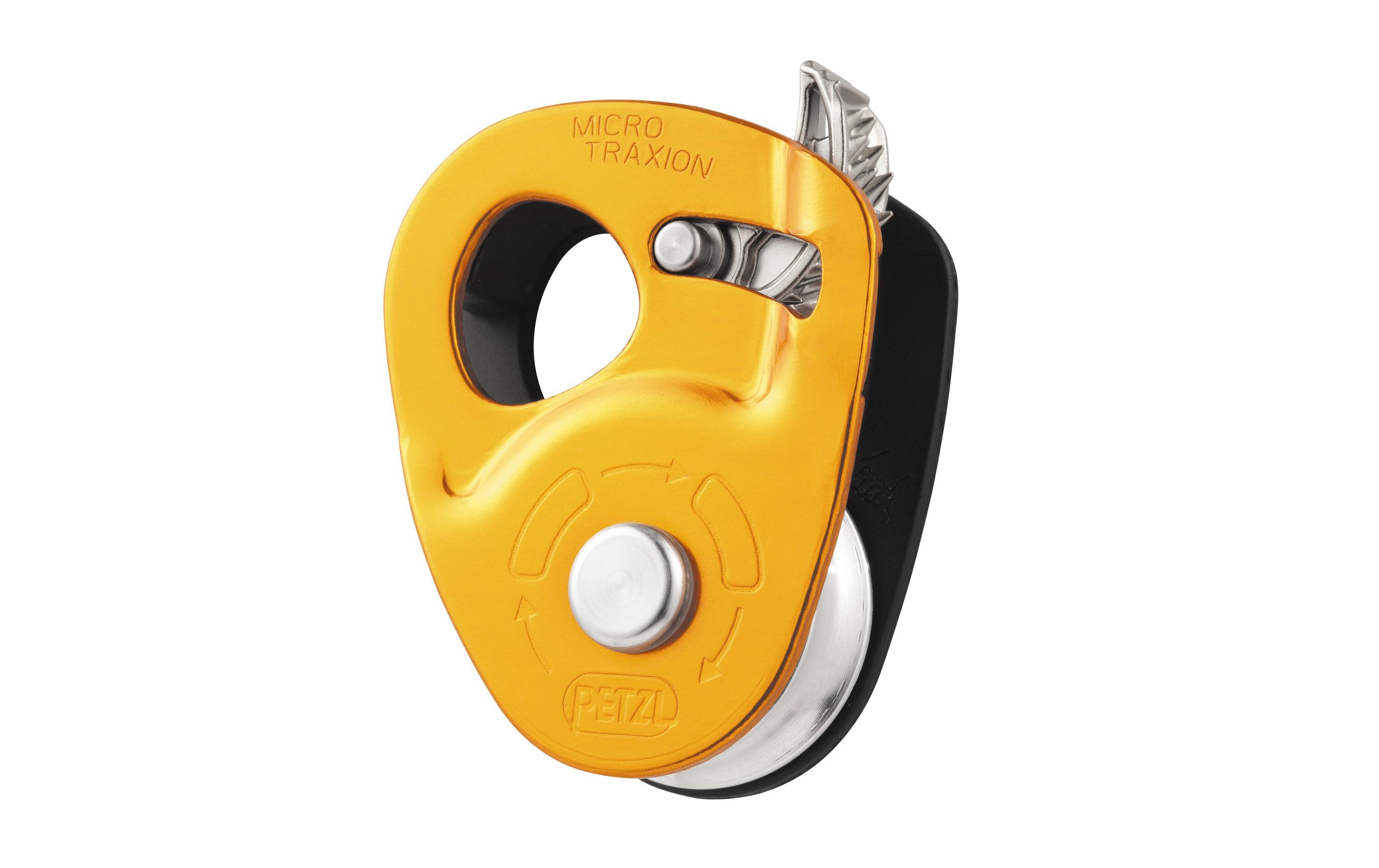 Umlenkrolle Micro Traxion Pulley RopeclampLeichte Umlenkrolle mit Rücklaufsperre und hohem Wirkungsgrad