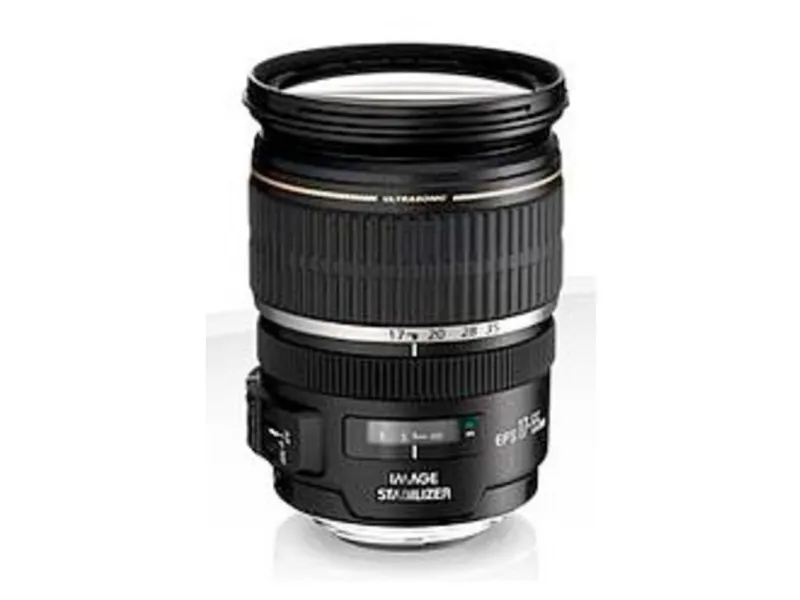 Canon EF-S - Zoomobjektiv - 17 mm - 55 mm - f/2.8 IS USM - Canon EF/EF-S - for EOS 1000, 40, 450, 50, 500, 7D, Kiss F, Kiss X2, Kiss X3, Rebel T1i, Rebel XS, Rebel XSi