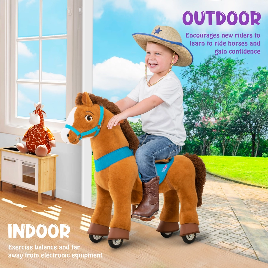 PonyCycle® Brown Horse - groß