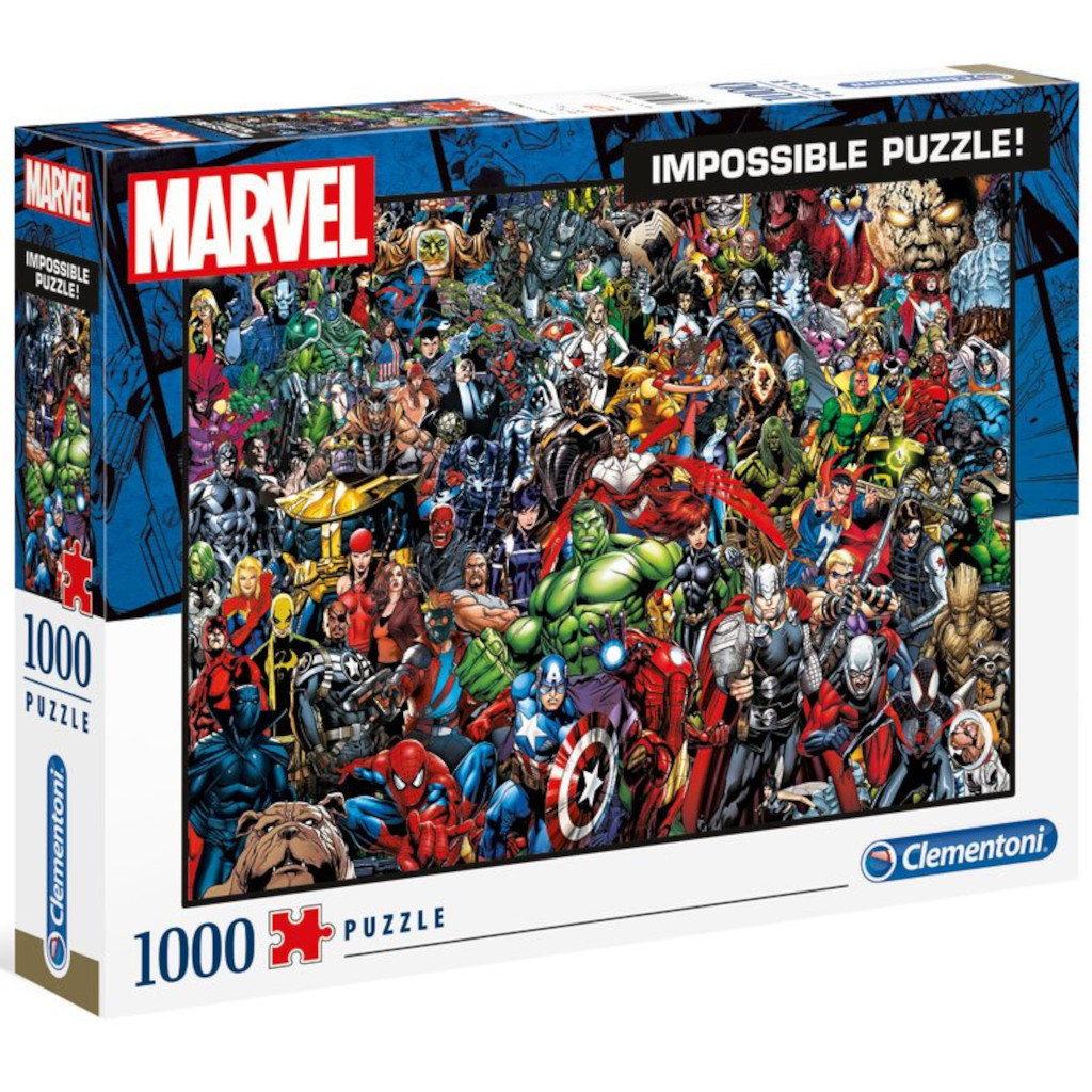 Marvel - Impossible Puzzle 1000 Pièces - Marvel Characters