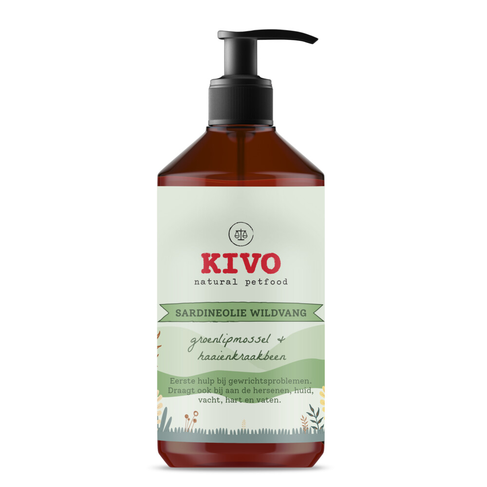 Kivo Sardineolie met Groenlipmossel & Haaienkraakbeen1000 ml