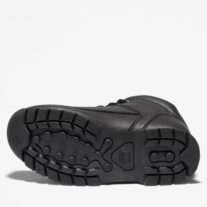Bota Euro Sprint Mid Hiker para jovens na cor preta.