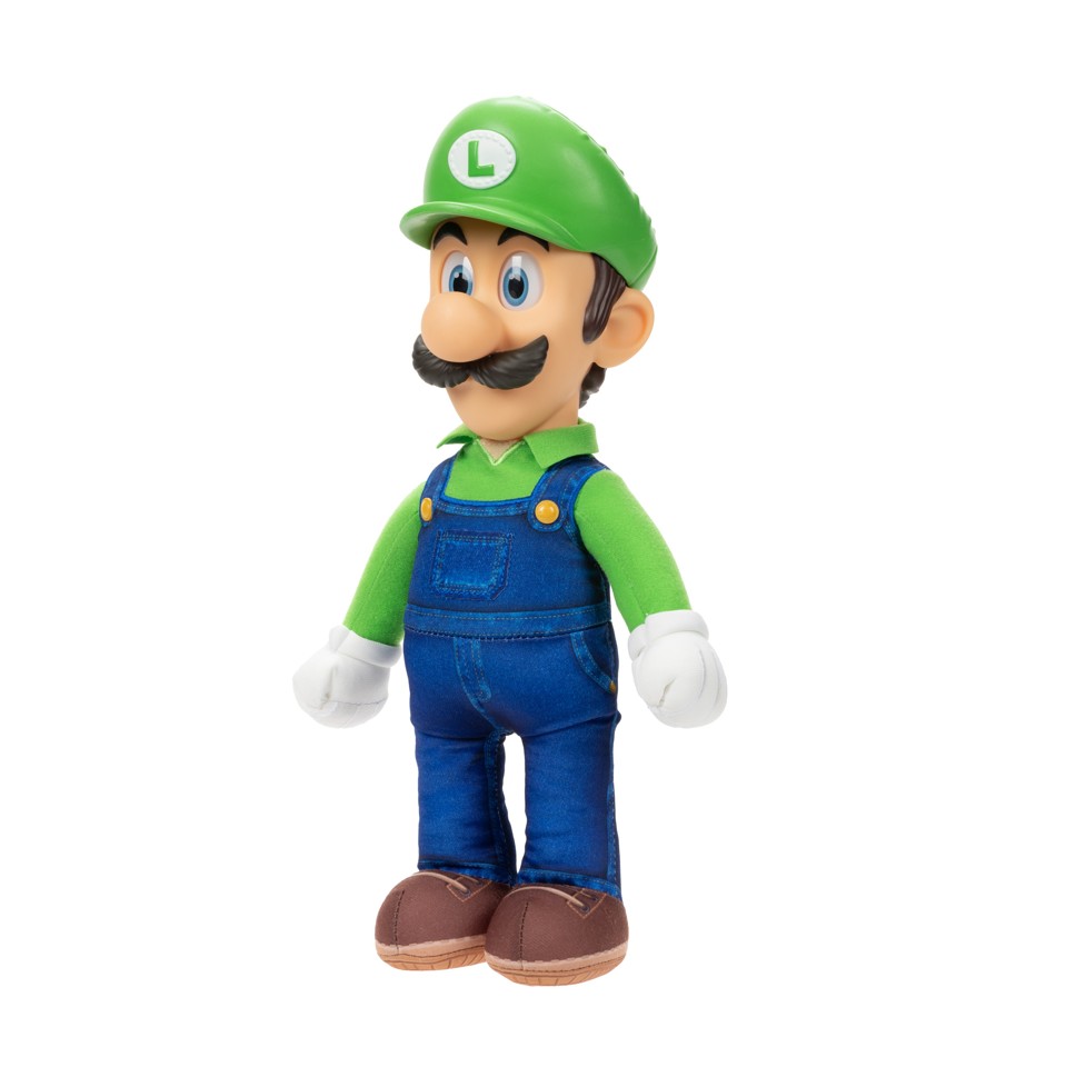 Super Mario Movie - Roto Bamse Luigi (38 cm)