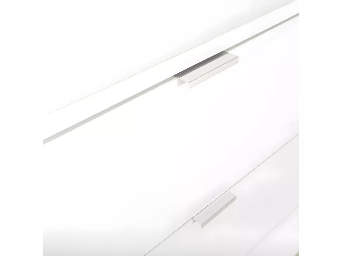 Vaisselier 2 Portes Vitrées 2 Tiroirs H185 cm - COPENHAGUE