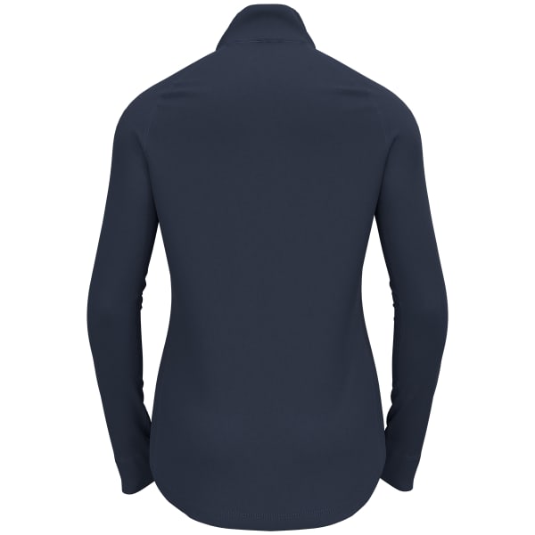 Sweat polaire ODLO BERRA GRAPHIC MIDLAYER 1/2 ZIP W DARK SAPPHIRE