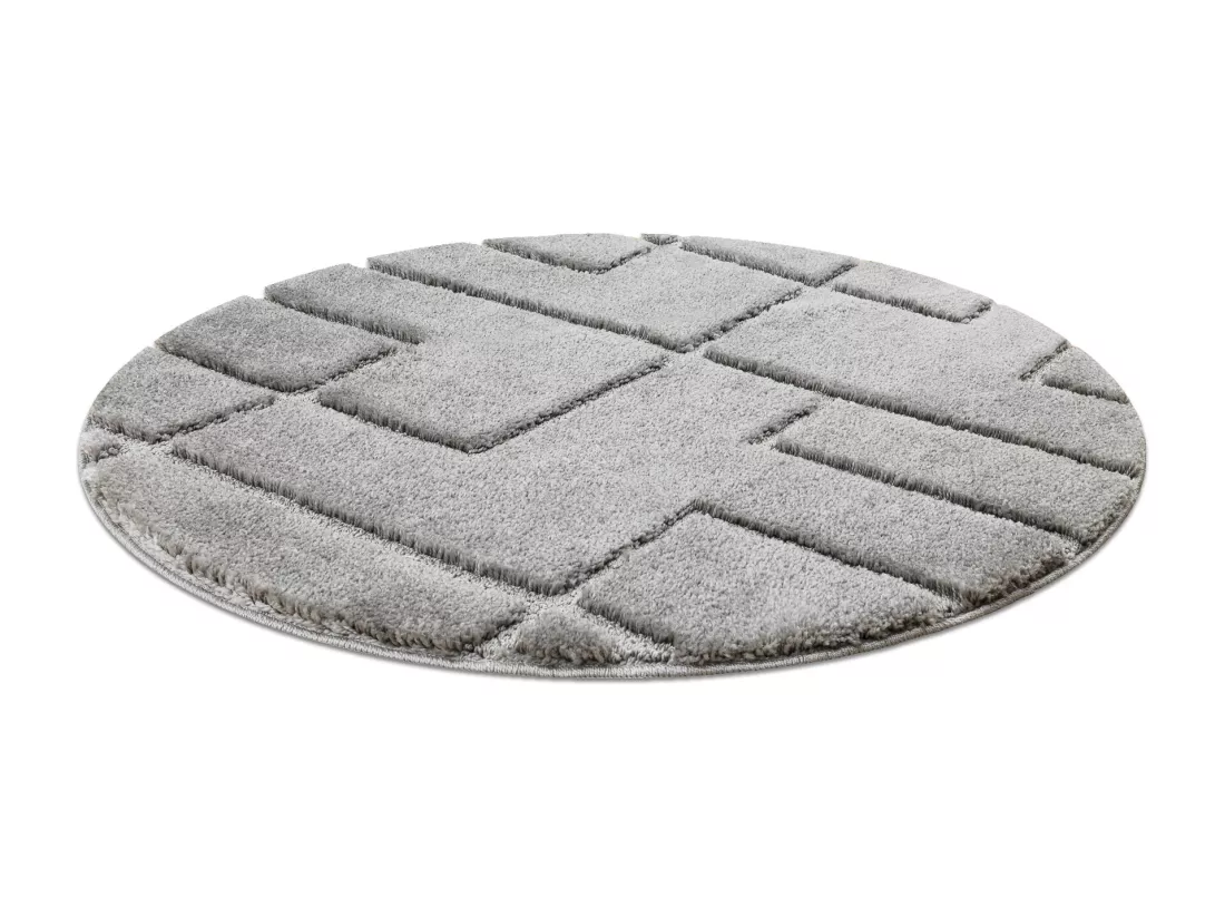 Tapis de salle de bain SUPREME cercle LINES, lignes, antidérapant, do cercle 100 cm