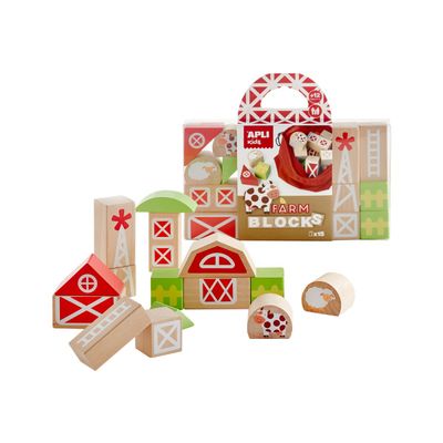 Apli Kids - Blocs de construction - thème ferme