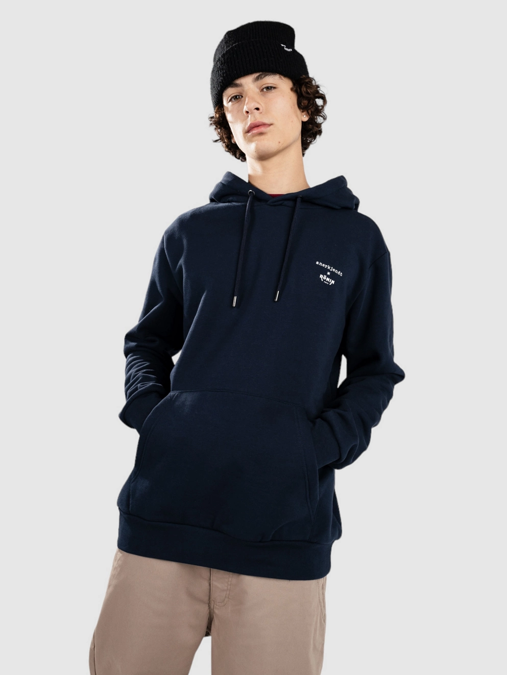 Anerkjendt Akruben Chamonix GOTS Zip Hoodie sky captain