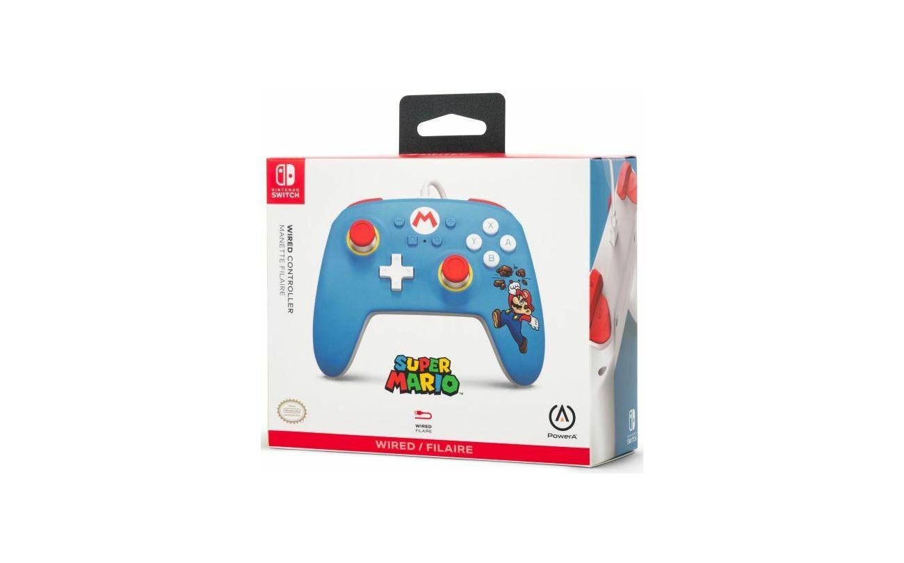 Switch - Power A Wired Controller Brick Breaker Mario