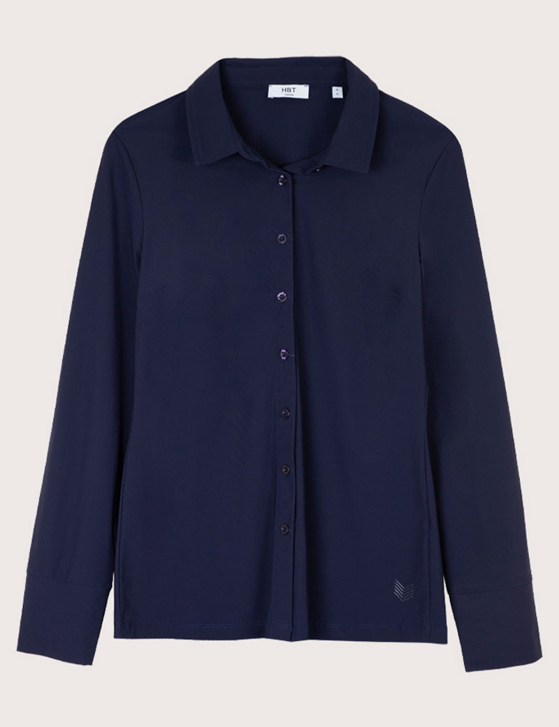 HBT TRANSVERSAL | MILA CHEMISE SLIM MARINE