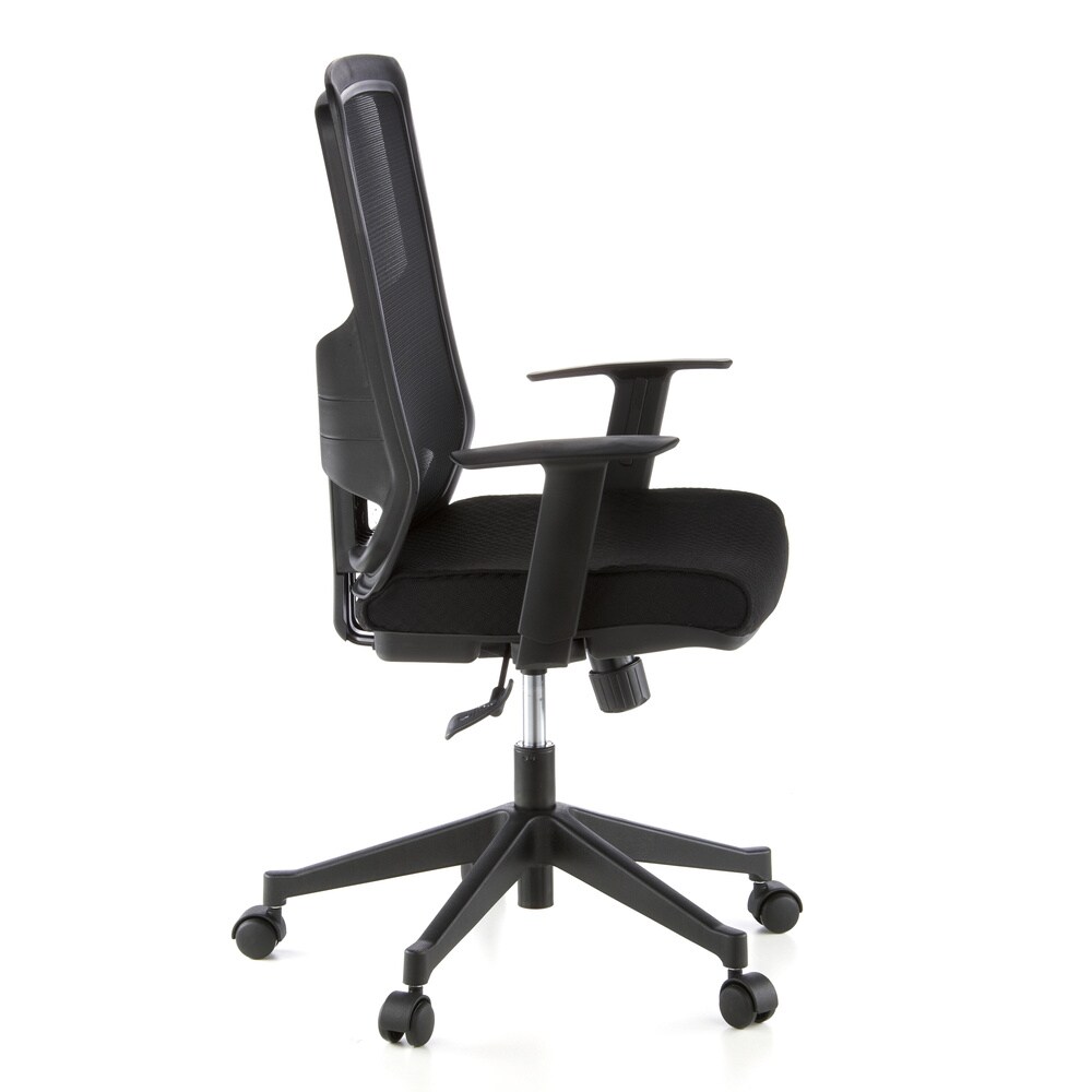 Profi Bürostuhl LAVITA Stoff mit Armlehnen (höhenverstellbar) hjh OFFICE