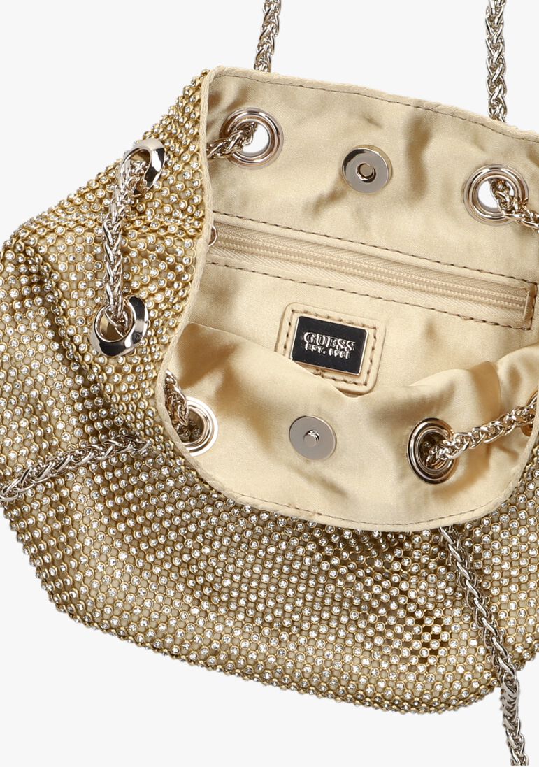GUESS gouden guess schoudertas lua pouch