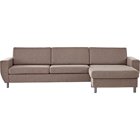 Urban 3D XL vendbar sofa med chaiselong - taupe