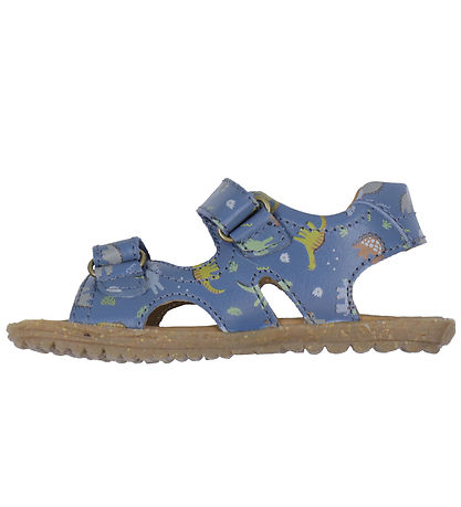 Naturino Sandalen - Sky - Azurblau m. Dinosaurier