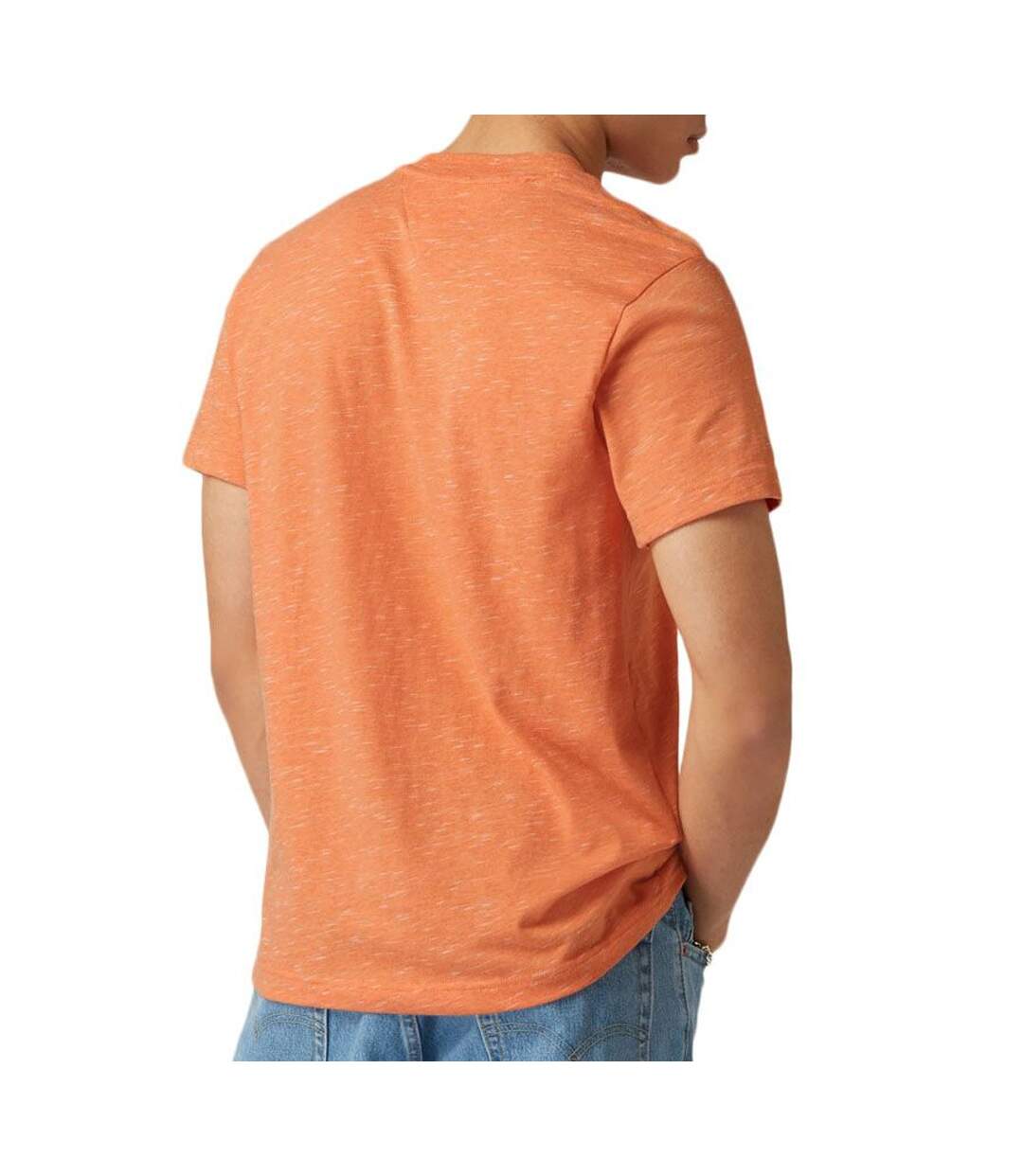 T-shirt Orange Homme Tommy Hilfiger Heathered