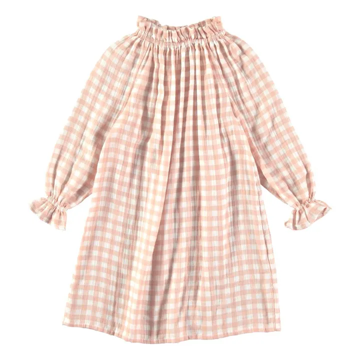 Risu Risu Robe de Nuit Gaze de Coton Bio Sissi | Rose pâle