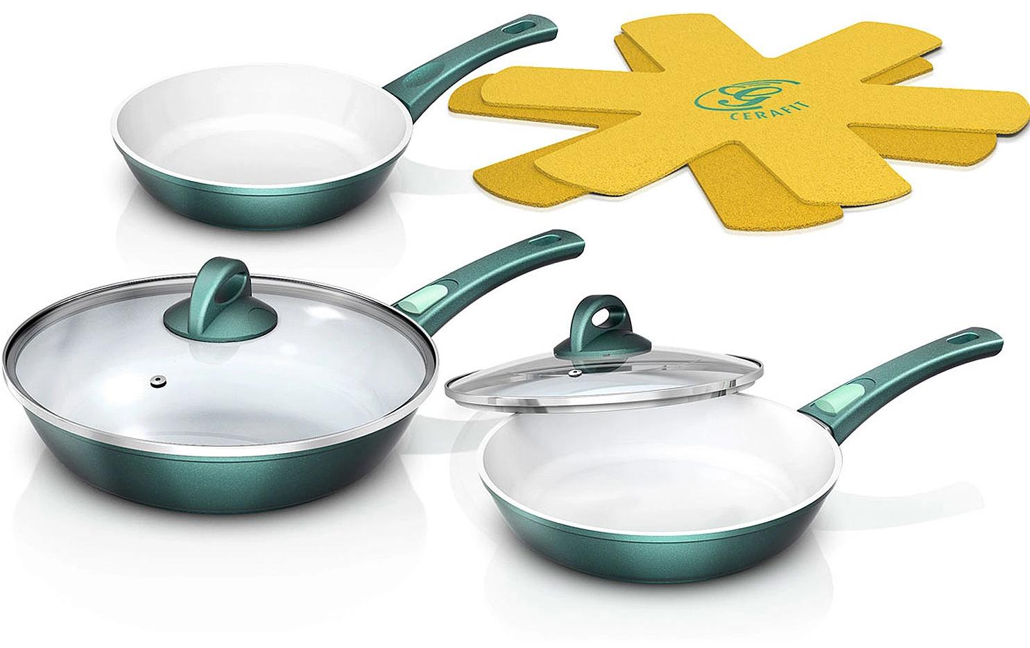 Pfannen-Set Genius Cerafit Fusion 20 cm/24 cm/28 cm<br>Bratpfannenset