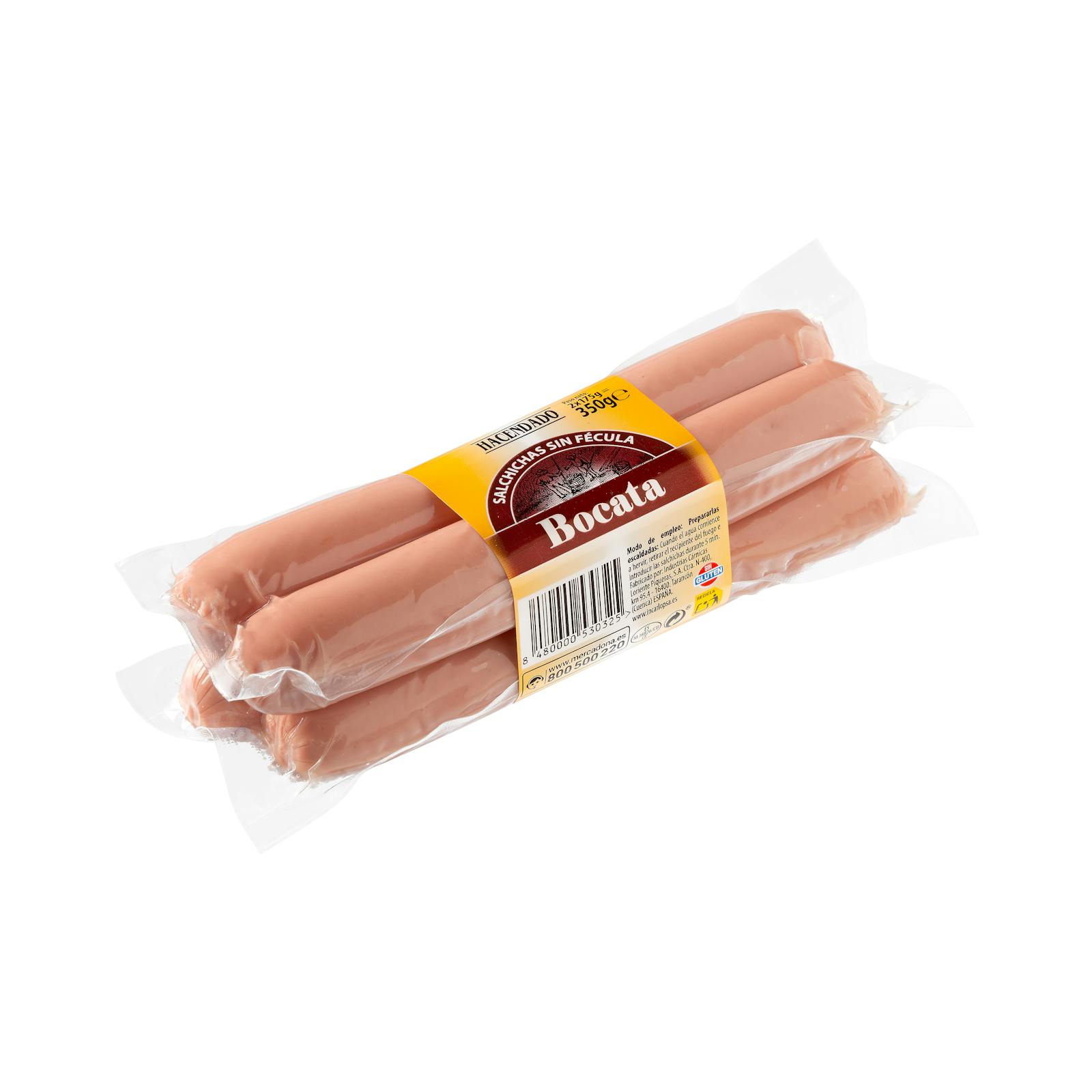 Sandwich Hacendado aux saucisses cuites