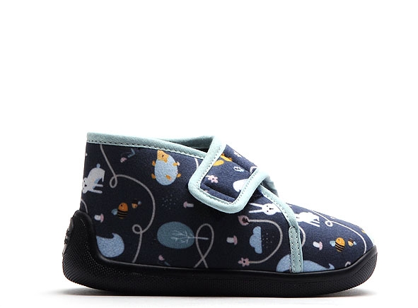 Bossi chaussons bebe galia  8367 bleu