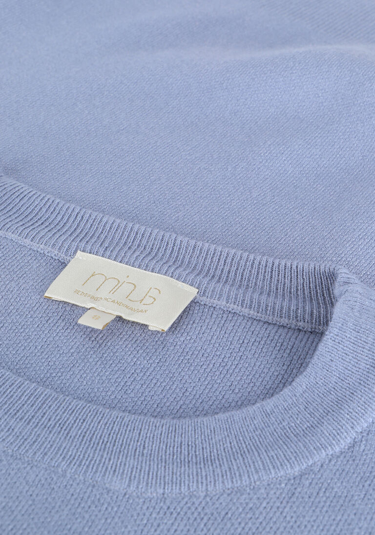 MINUS lichtblauwe minus trui lupi knit pullover