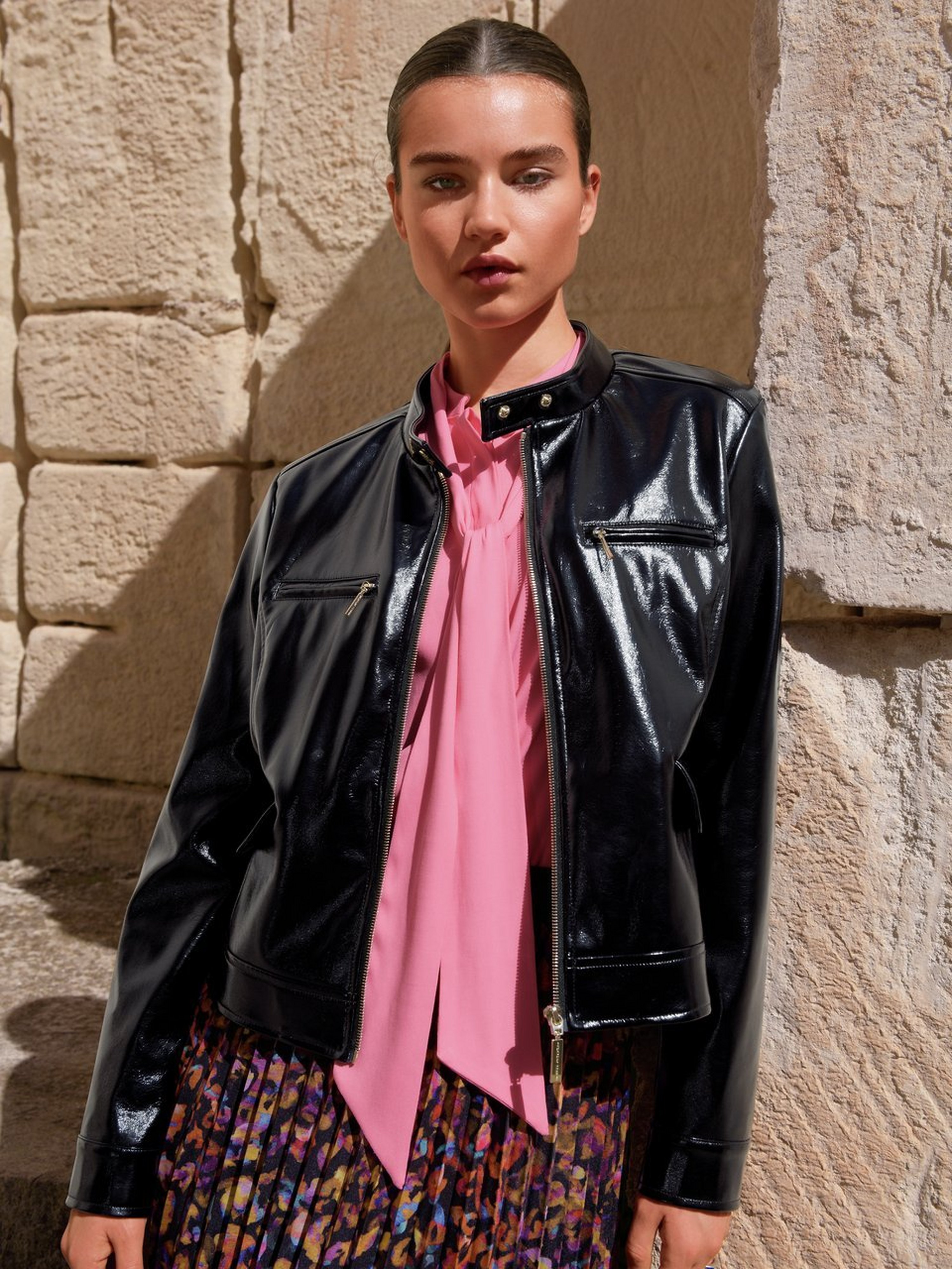 Lederjacke