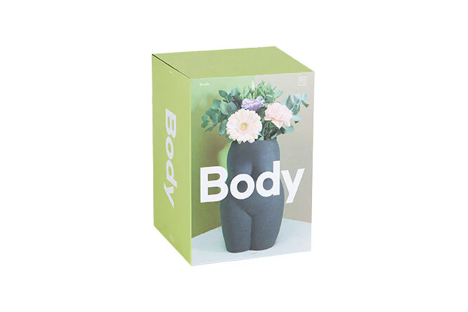 Doiy  Body vase, sort - H26 cm.