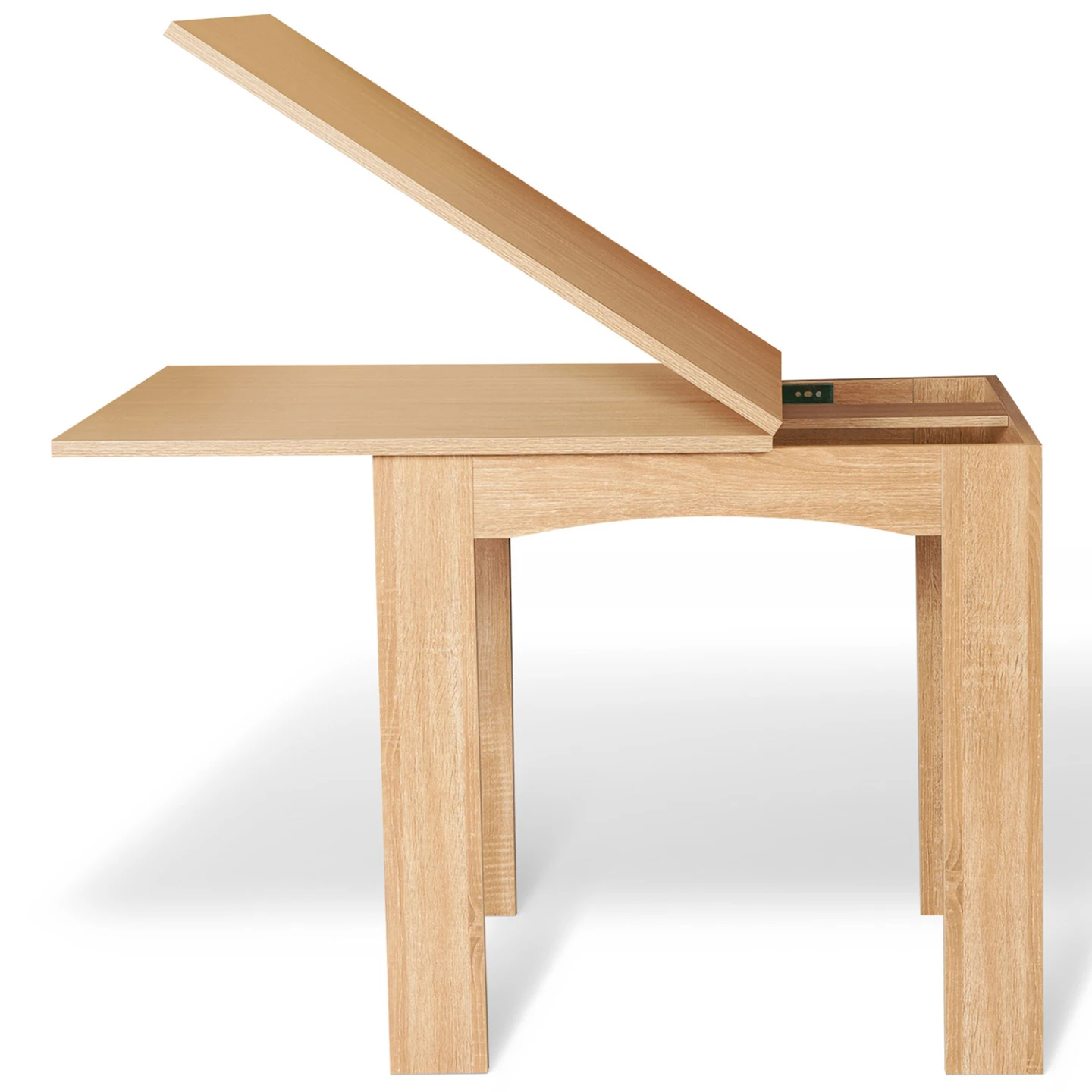 Table à manger extensible rectangle DONA 4-8 personnes hêtre 80-160cm