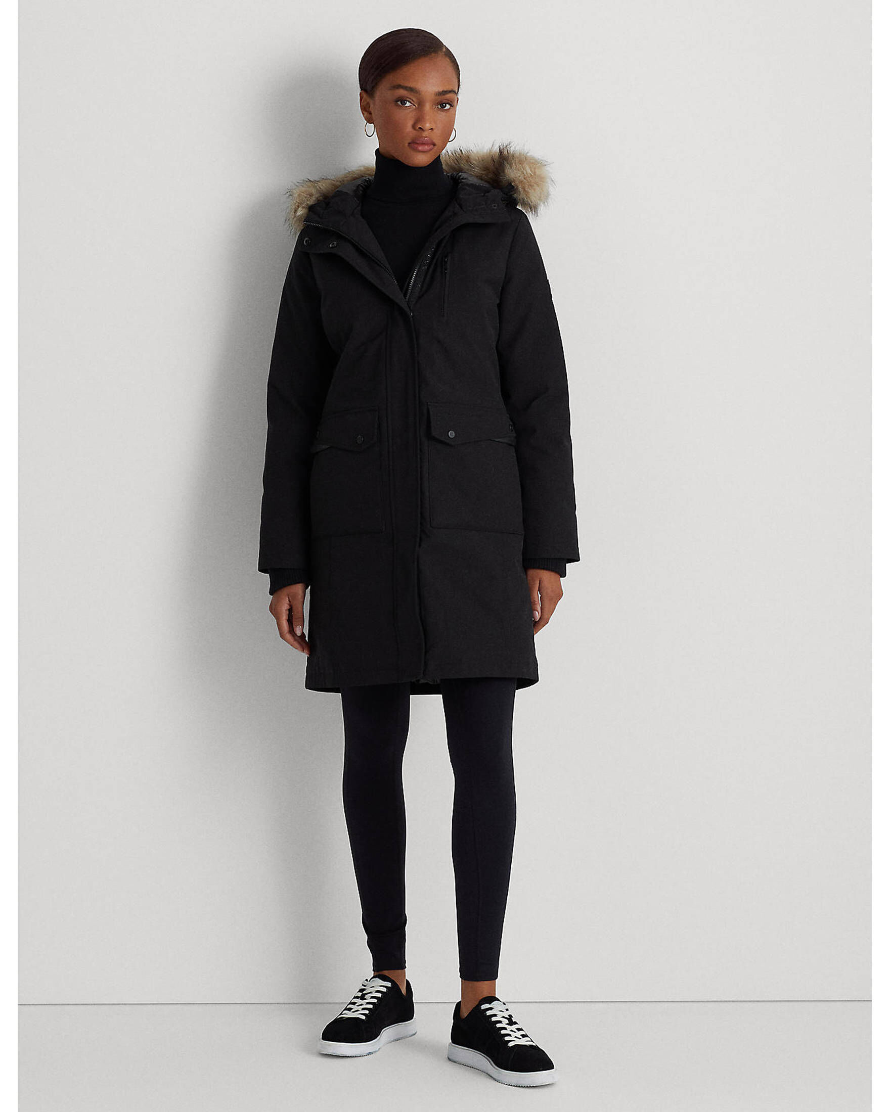 Lauren Ralph Lauren| Damen Daunenmantel mit Kapuze