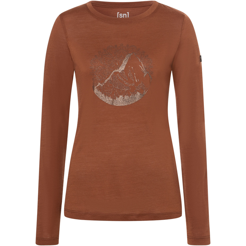 Super.Natural Damen Mountain Mandala Tree Longsleeve