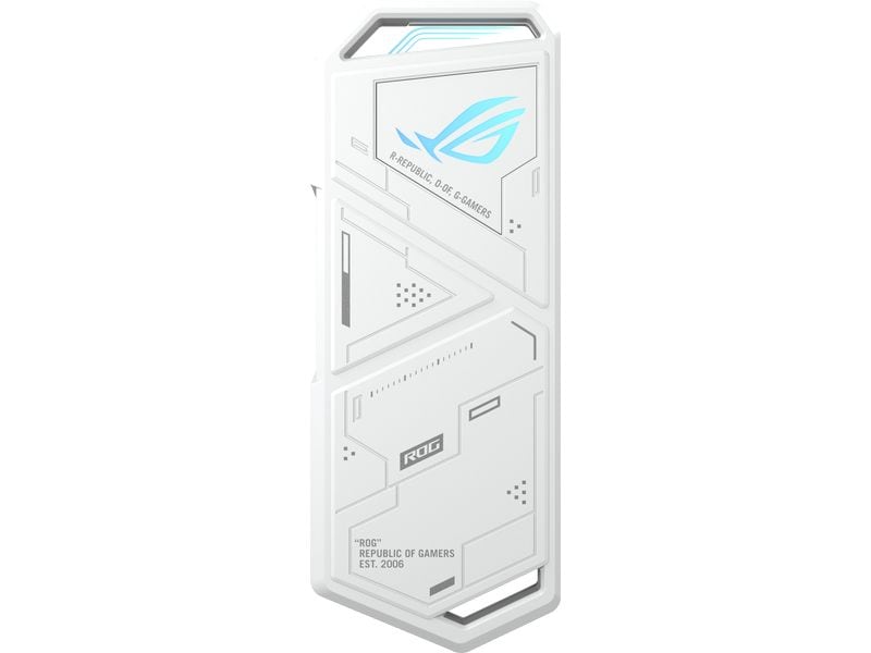 ASUS Externes Gehäuse ROG Strix Arion White Edition M.2 M.2 NVMe-SSD-Gehäuse bis zu 10 Gbps Übertragung