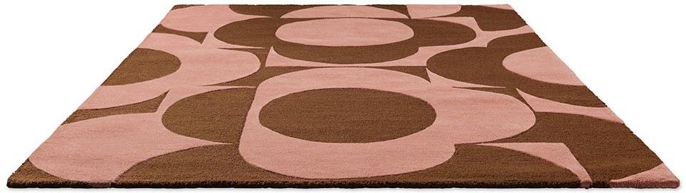 Vloerkleed Pink-Terracotta Prism Flower