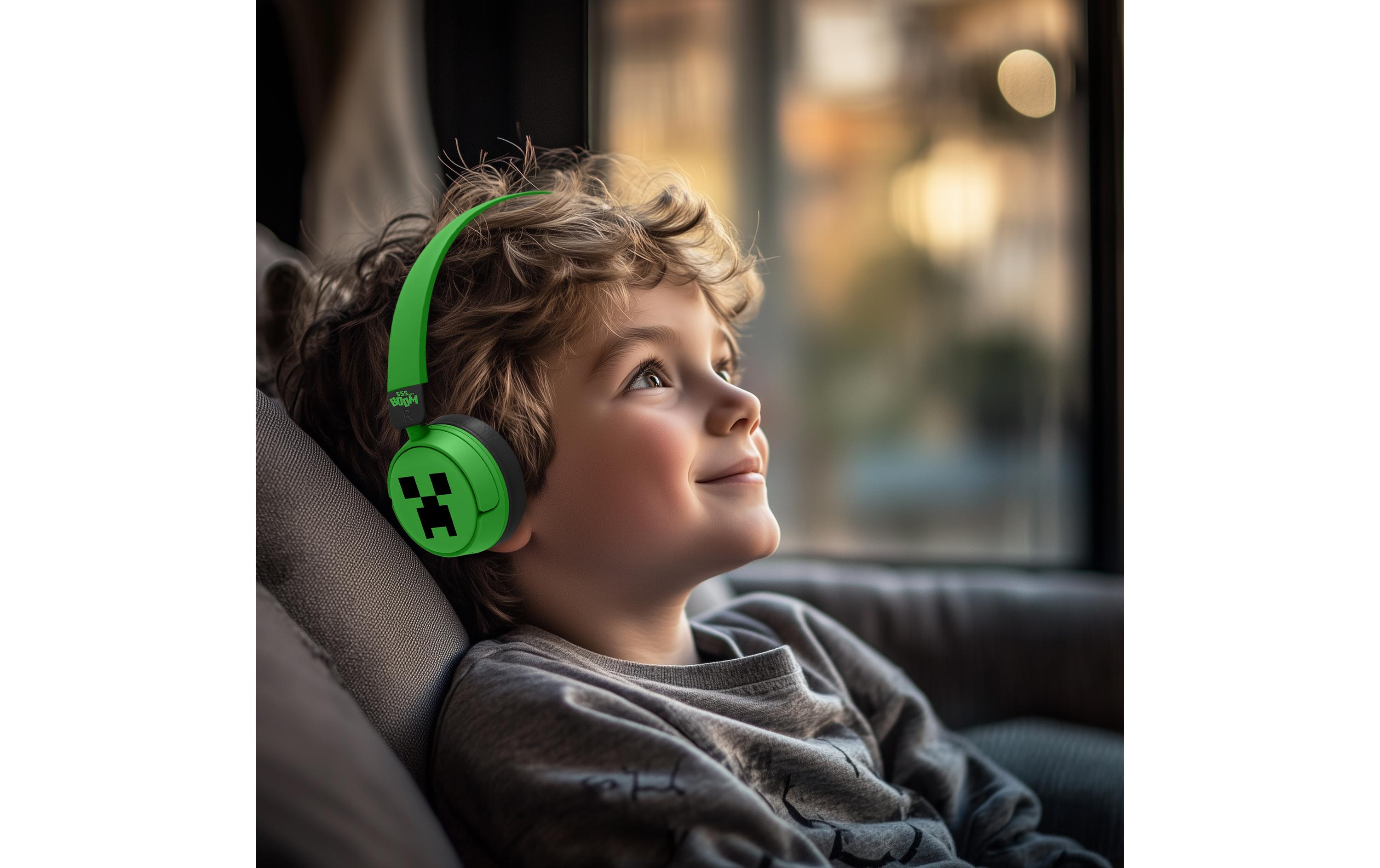 Minecraft Creeper Kabellose Kopfhörer für KinderBluethooth Kopfhörer