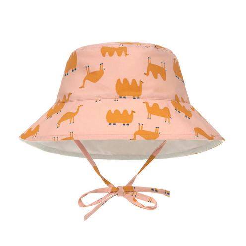 Chapeau réversible anti-UV 19-36 mois chameau - Pink - LASSIG