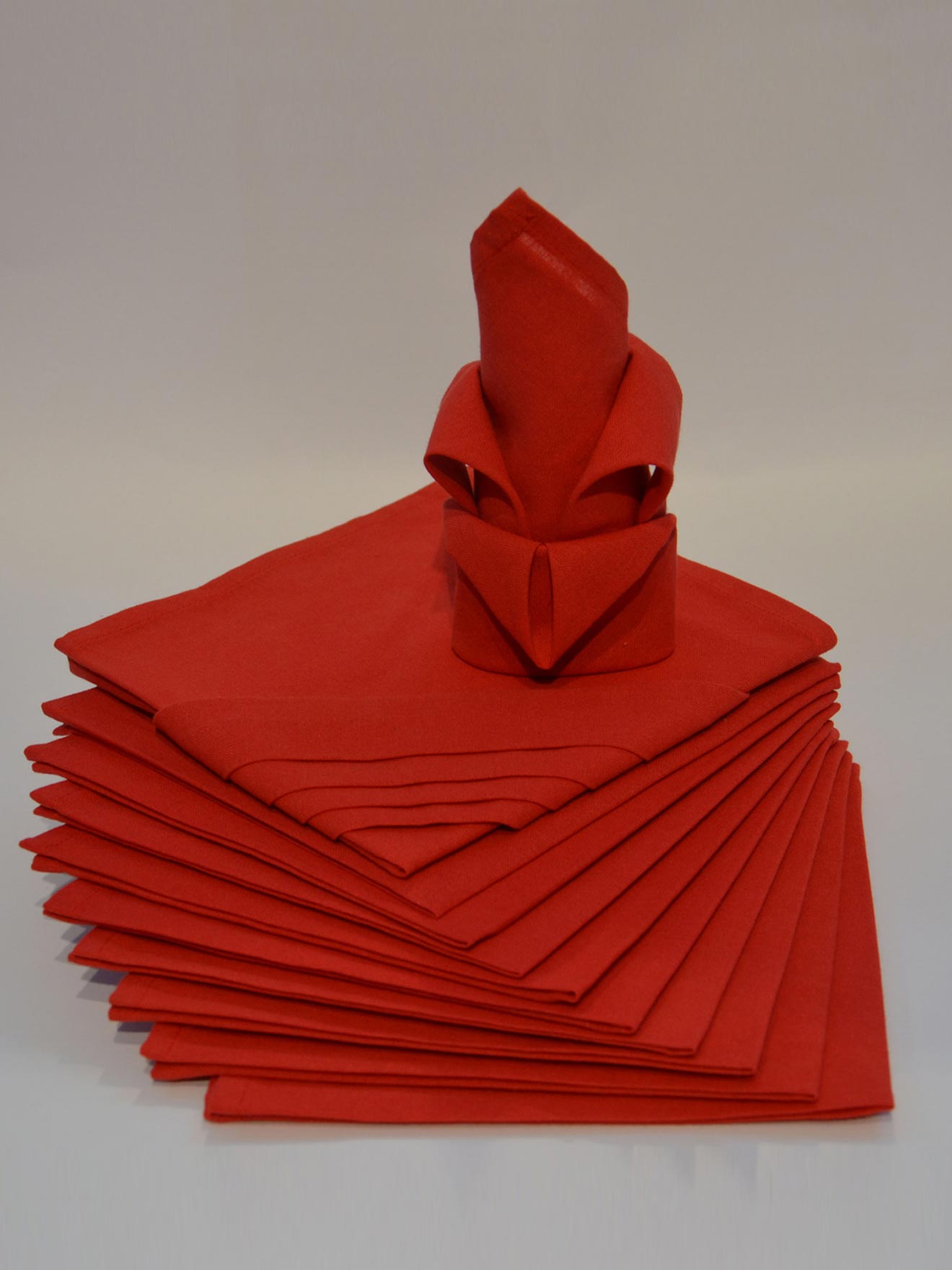 Lot de 12 serviettes ARC EN CIEL