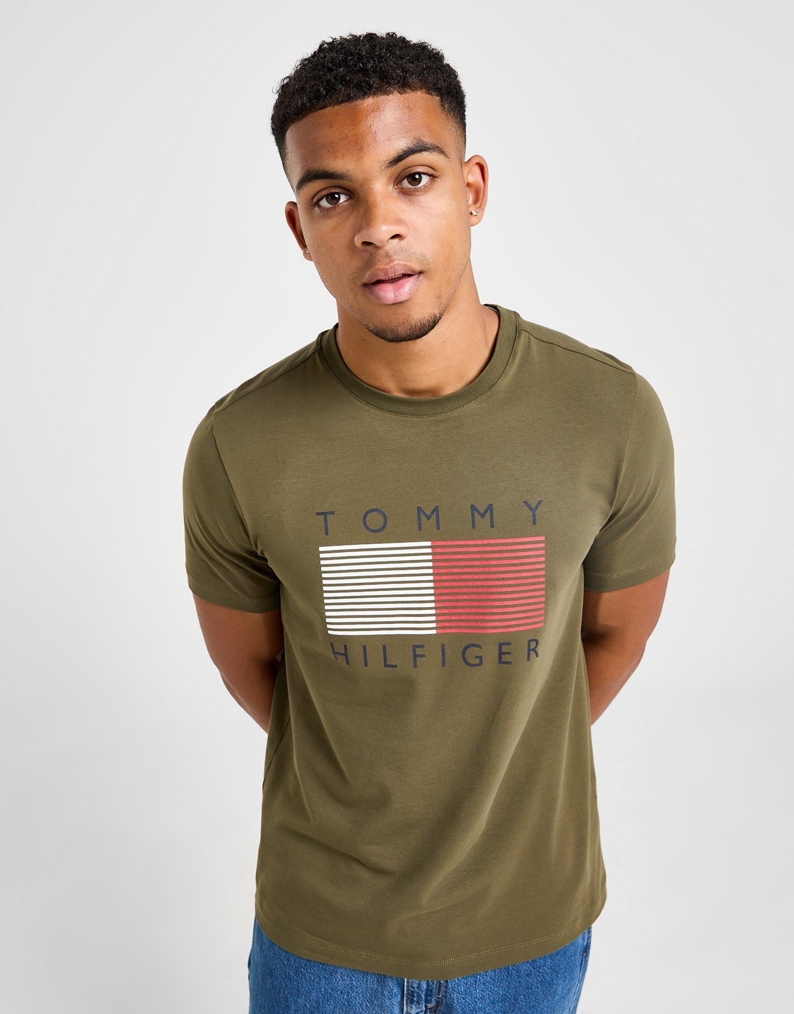 Tommy Hilfiger T-shirt Stripe Flag Homme