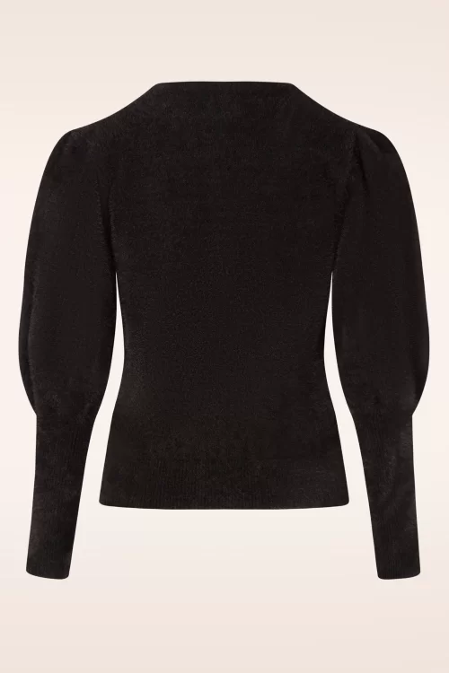 Banned Retro Luxury soft trui in zwart