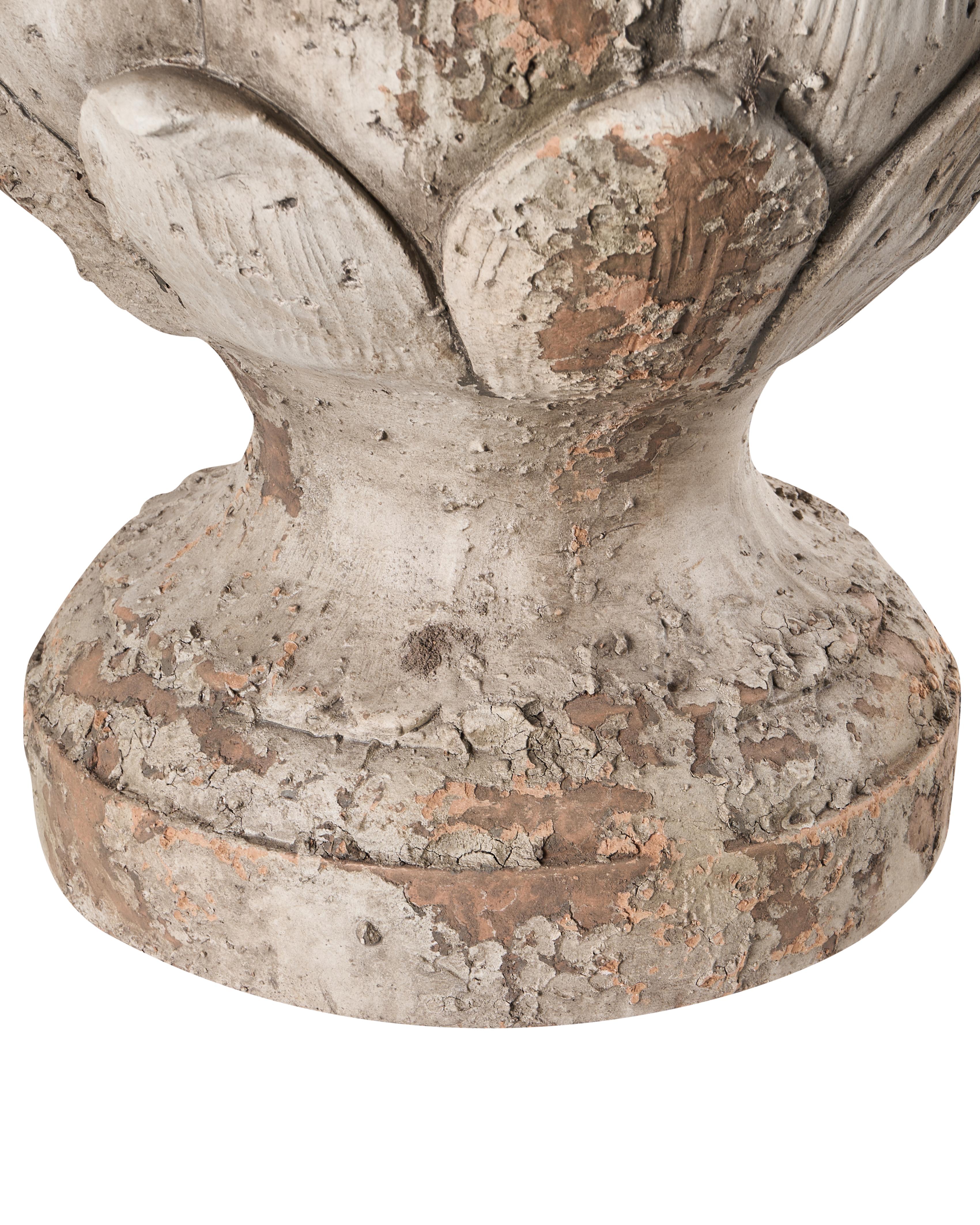 Set van 2 tuinbeelden CORRINALDO Dennenappel Beige
